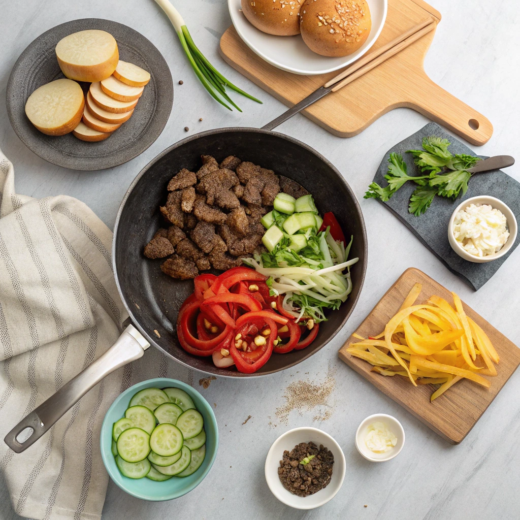 Burger Bowl Recipe: 6 Irresistible Steps to a Low-Carb, High-Flavor Meal 5 Follow these easy steps to assemble your ultimate burger bowl.