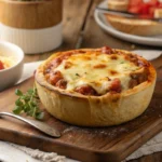 Irresistible Pizza Bowl Recipe: 5-Minute Low-Carb Meal Packed with Cheesy Goodness 7 This cheesy pizza bowl recipe comes out of the oven hot and bubbling – the perfect low-carb meal for any day.