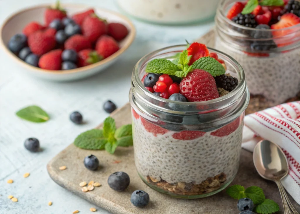 14 Delicious Low Carb Breakfast Recipes You'll Love to Start Your Day 3 Low carb chia pudding with fresh berries