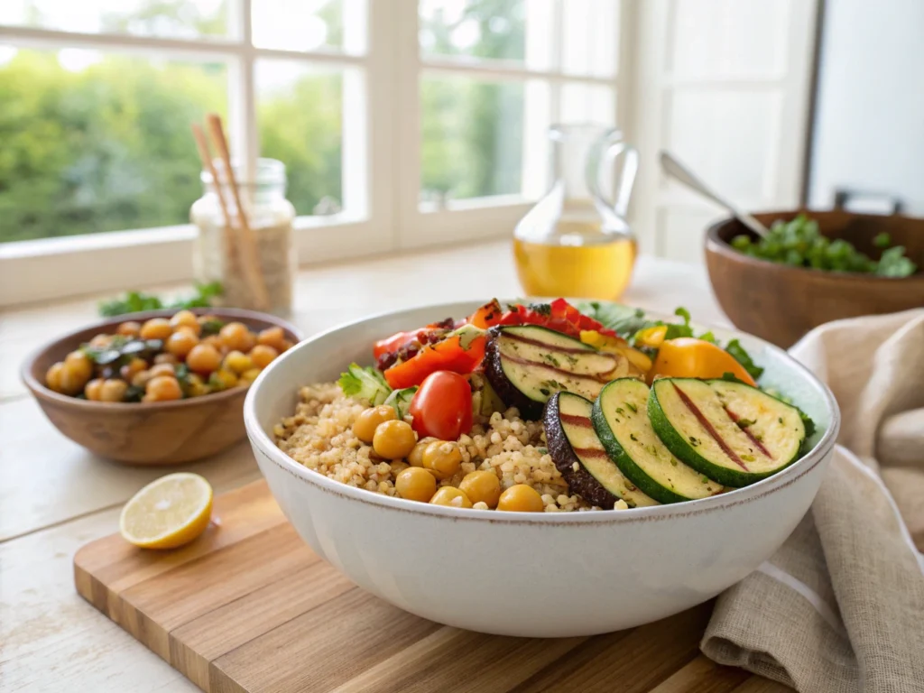 20 Best Gluten Free Lunch Recipes to Try Today 2 Quinoa salad bowl as a colorful gluten free lunch option