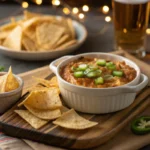 5 Easy Steps to Master the Korean Corn Cheese Recipe at Home 11 Korean corn cheese recipe served with tortilla chips and garnish