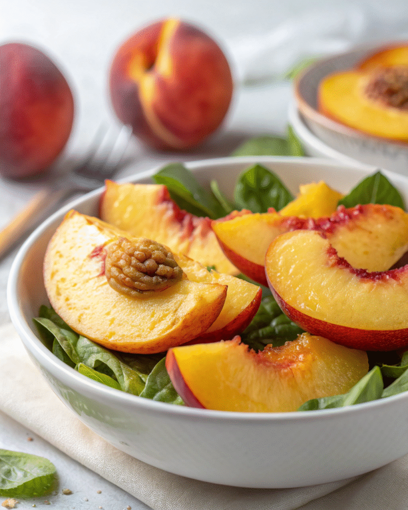 Sliced Ripe Peaches for Salad Peach Salad Recipes: A Fresh, Flavorful Delight for Every Occasion