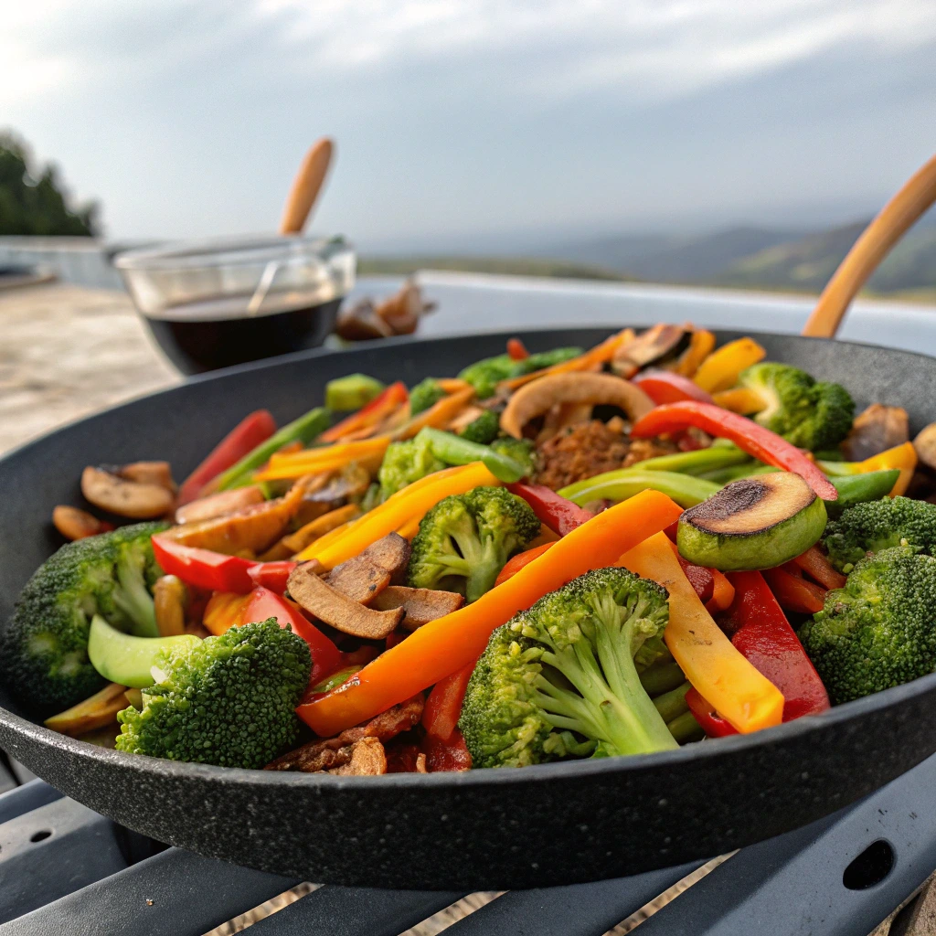 15 Irresistibly Easy Blackstone Dinner Ideas for Quick & Flavorful Meals 7 Blackstone Veggie Stir Fry