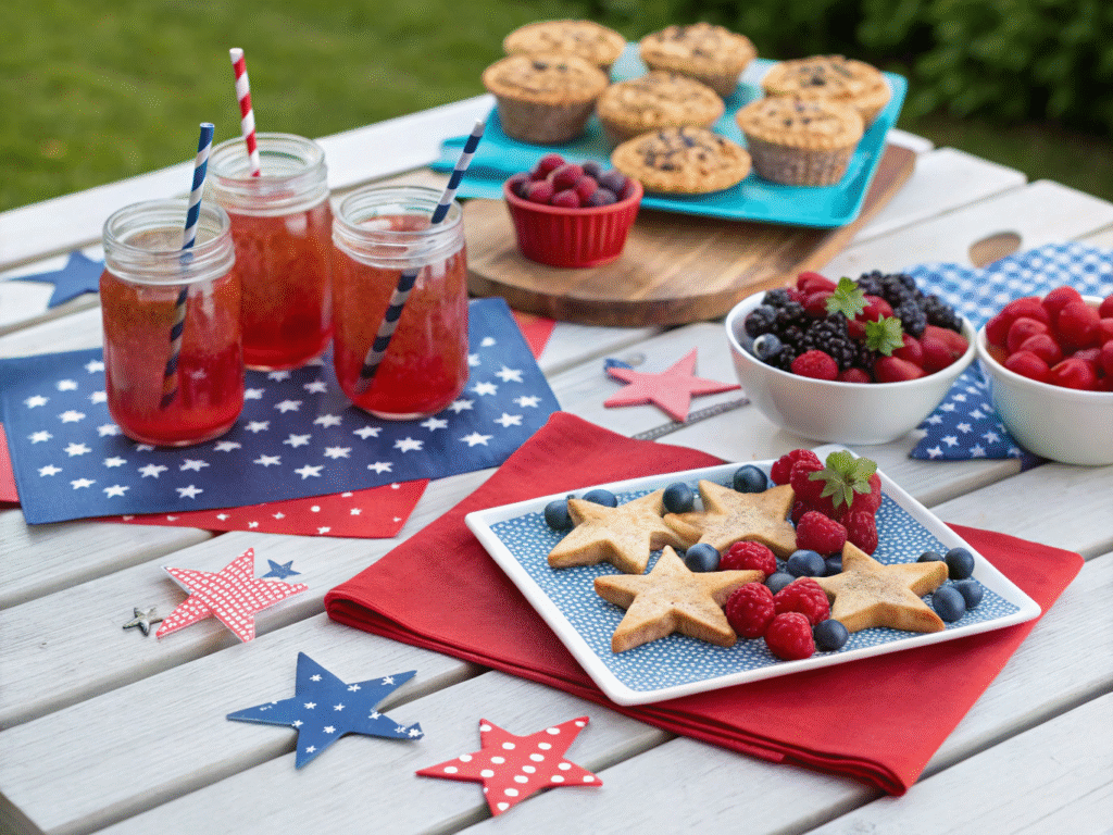 4th of July Appetizer Party Setup 4th of July Appetizer Ideas: Perfect Star-Spangled Snacks for Your Celebration