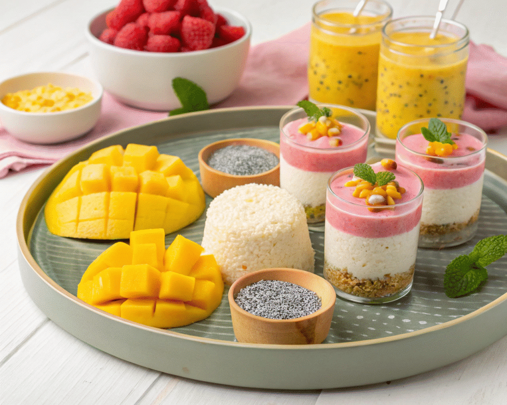Beautifully Served Mango Desserts Mango Dessert Recipes: Irresistible Treats You Can Make with Fresh Mangoes