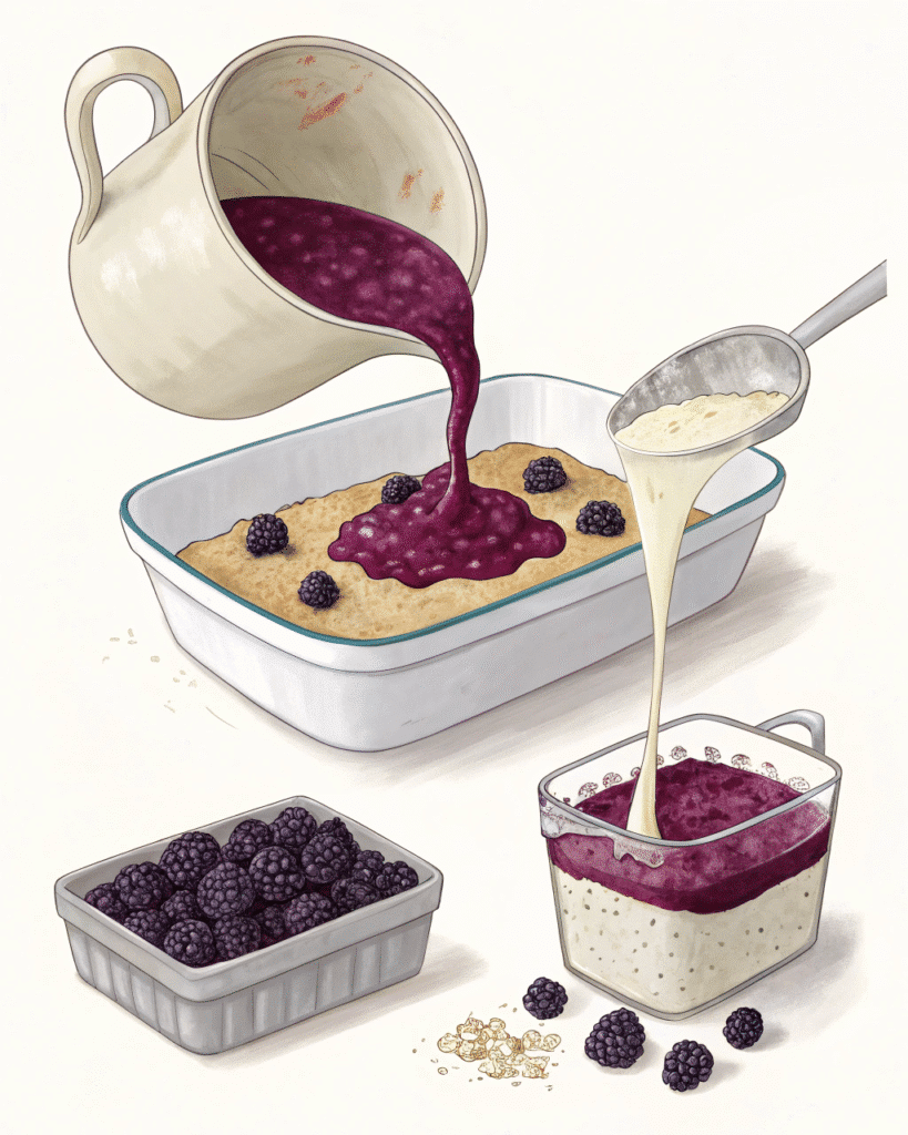 Making Blackberry Cobbler Step by Step Blackberry Cobbler Recipe: A Comforting Classic You’ll Crave Again and Again