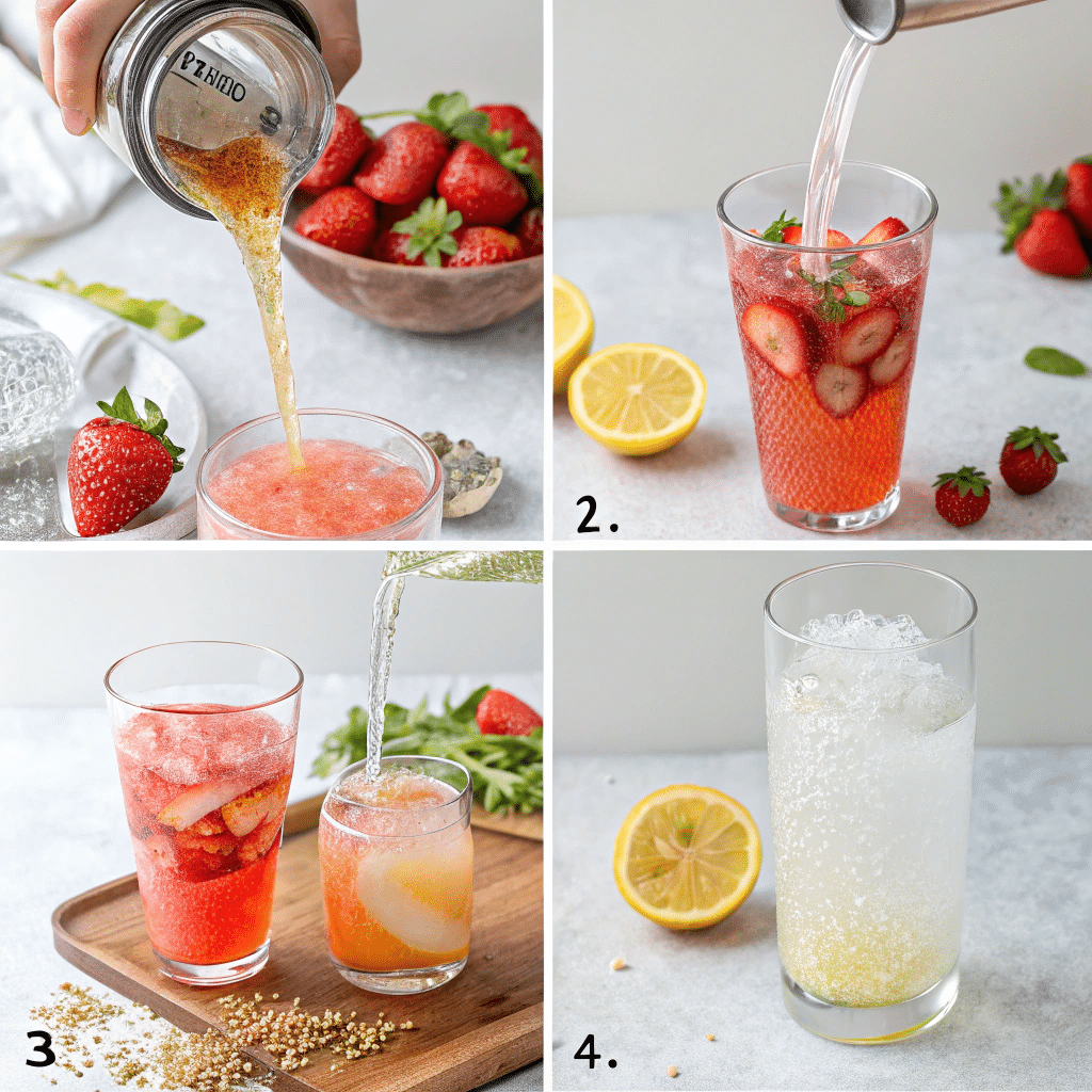 Making Strawberry Citrus Sparkler Summer Drinks Aesthetic: Refreshing Recipes to Sip in Style ☀️🍹