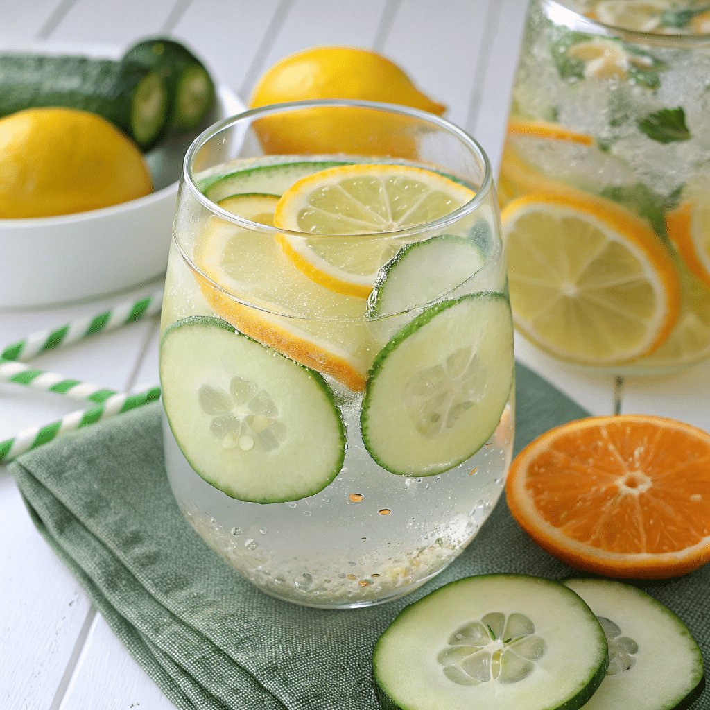 citrus cucumber spa water Summer Drinks for Kids: Fun, Hydrating, and Delicious Recipes