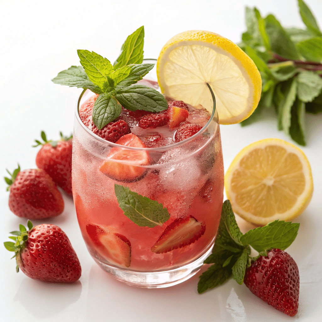 strawberry basil lemonade Summer Drinks Recipes: Refreshing Ideas to Beat the Heat