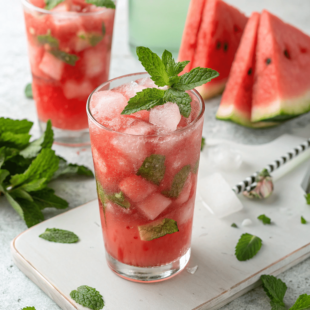watermelon mint cooler Refreshing Summer Drinks: Cool Down with These Flavorful Sips