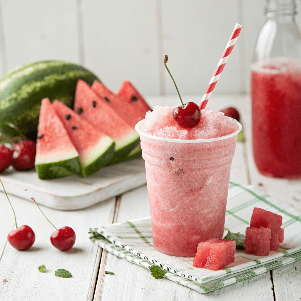 watermelon slushie Summer Drinks for Kids: Fun, Hydrating, and Delicious Recipes